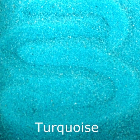 Scenic Sand 25 lbs Activa Bag of Bulk Colored Sand, Turquoise SC81471